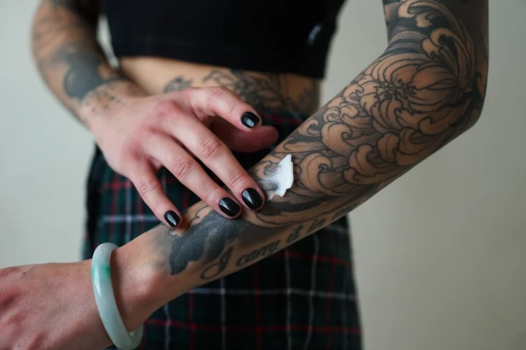 Tattoo After Care, Dry skin